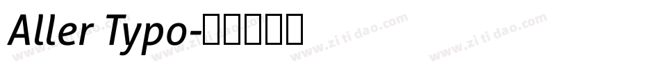 Aller Typo字体转换